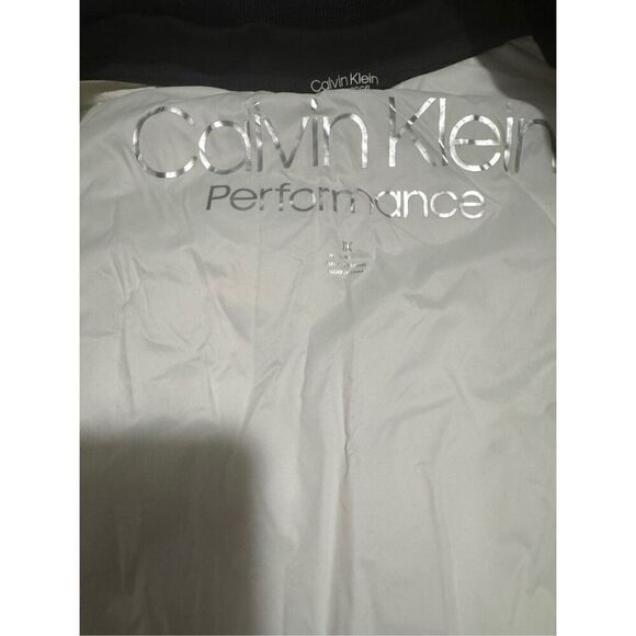 Calvin Klein white black performance puffer leight weight  jacket 1X - Picture 5 of 8
